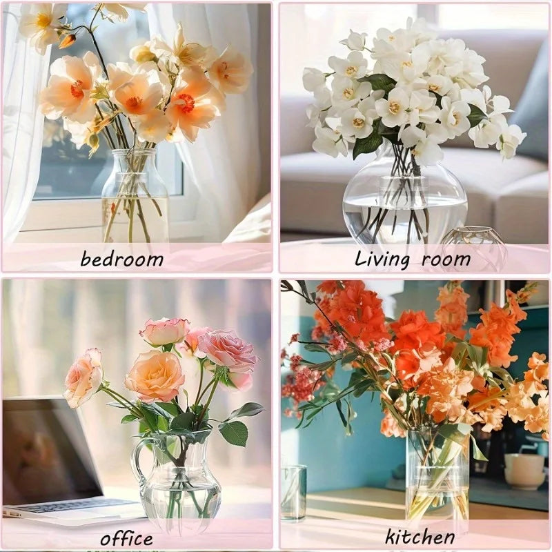 4pcs Spiral ABS Flower Holder – DIY Bouquet Arrangement Kit Floral Arrangement Tool Babs