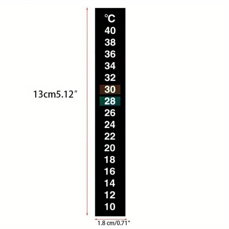 6-Pack Fish Tank Thermometer Sticker Dual Scale °C/°F Aquarium Thermometer Sticker Babs