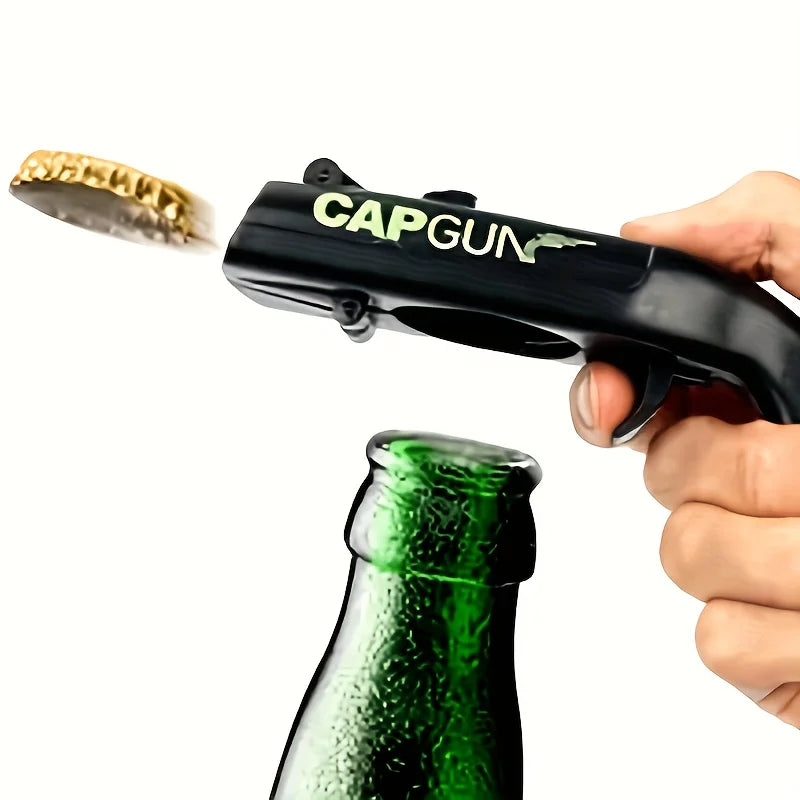 Funny Cap Gun Bottle Opener – Bar, Party & Gift Novelty Bottle Opener Babs
