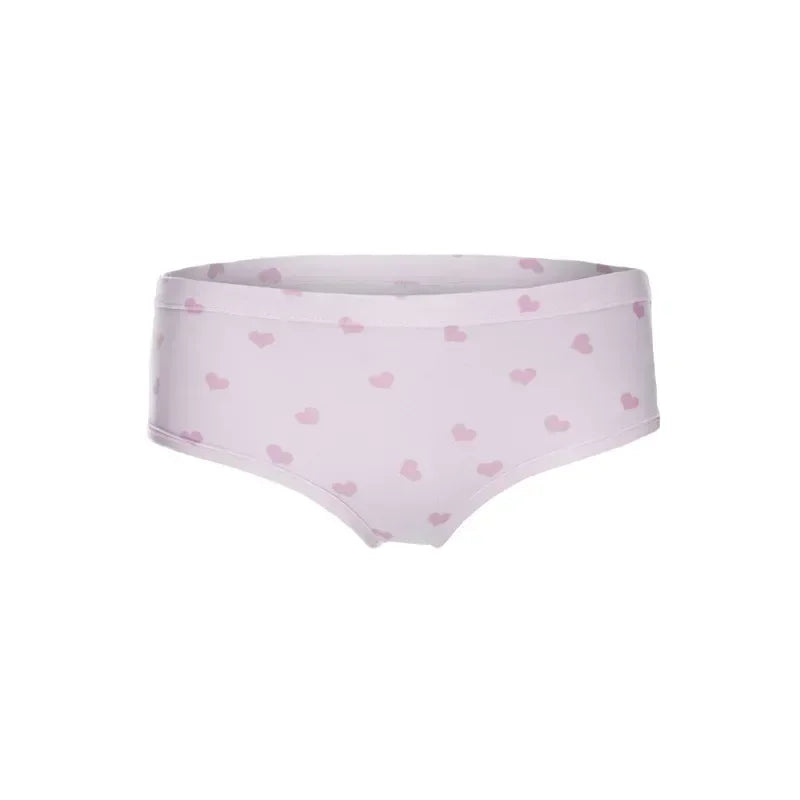 Kawaii 3D Heart Print Women's Low-Rise Briefs & Thong Underwear Women's Underwear Babs