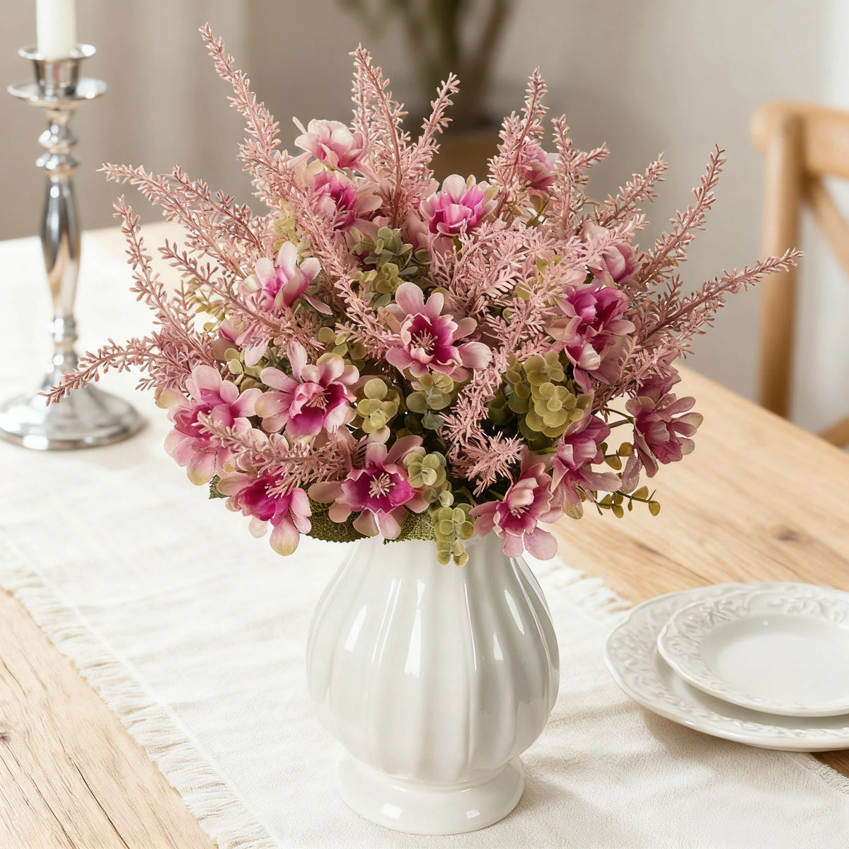 Silk Chrysanthemum Artificial Flowers – Wedding & Home Décor Artificial Silk Flowers Babs