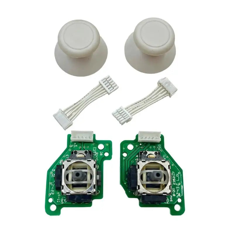 Wii U Joystick Rocker Replacement 3D Analog Stick Set 1/2/6 Pcs Controller Repair Parts Babs white color set