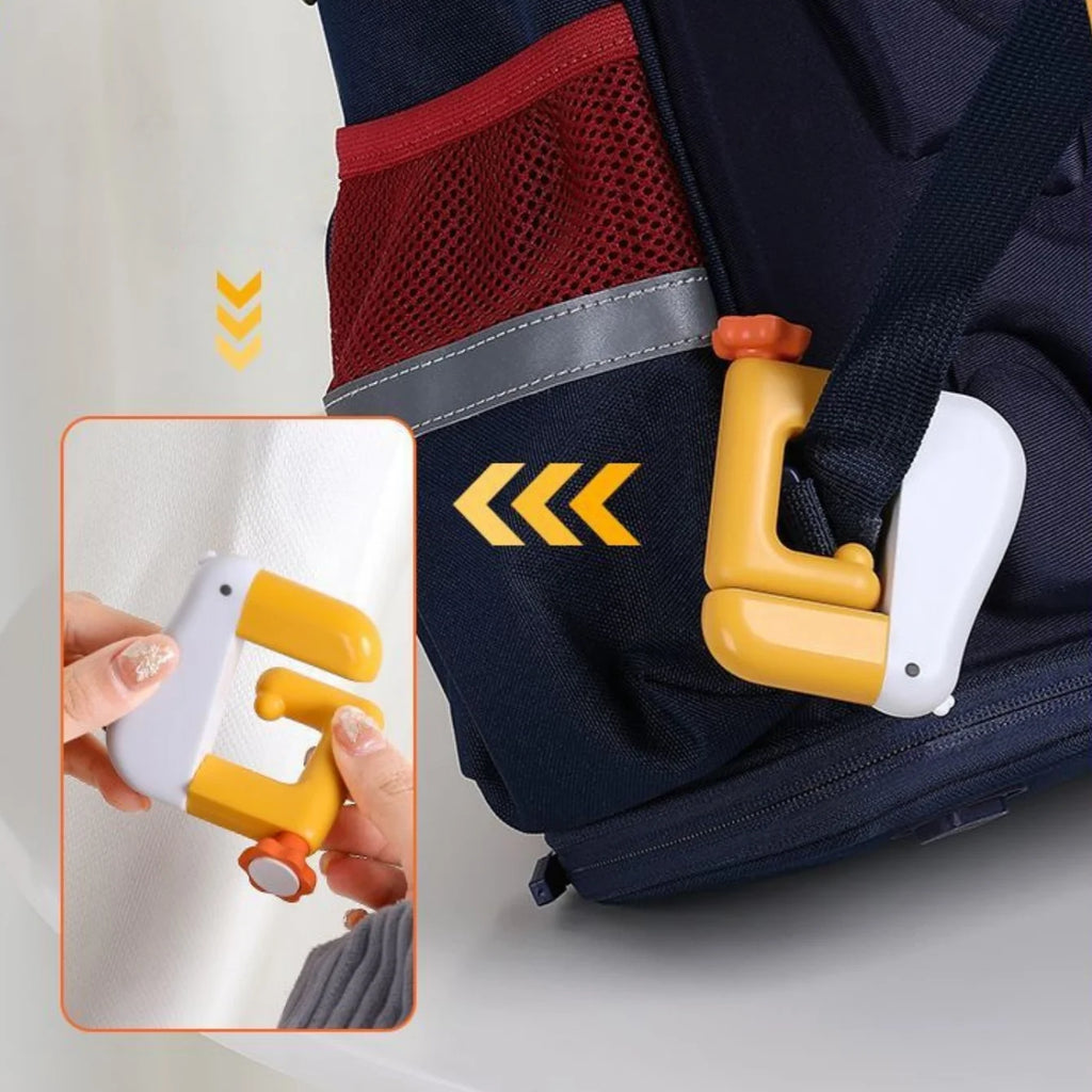 Duck-Shaped Purse Hook – Foldable No-Drill Desk Bag Hanger Desk Bag Hook Babs