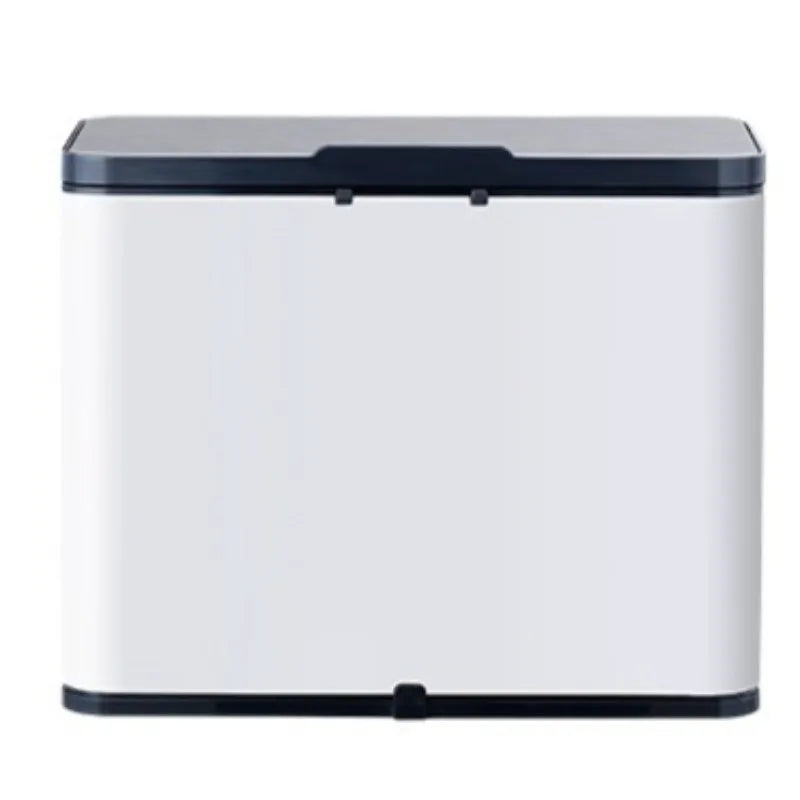 Wall Mounted Stainless Steel Trash Can with Slide Lid – 6L Wall Mounted Trash Can Babs 3L-White