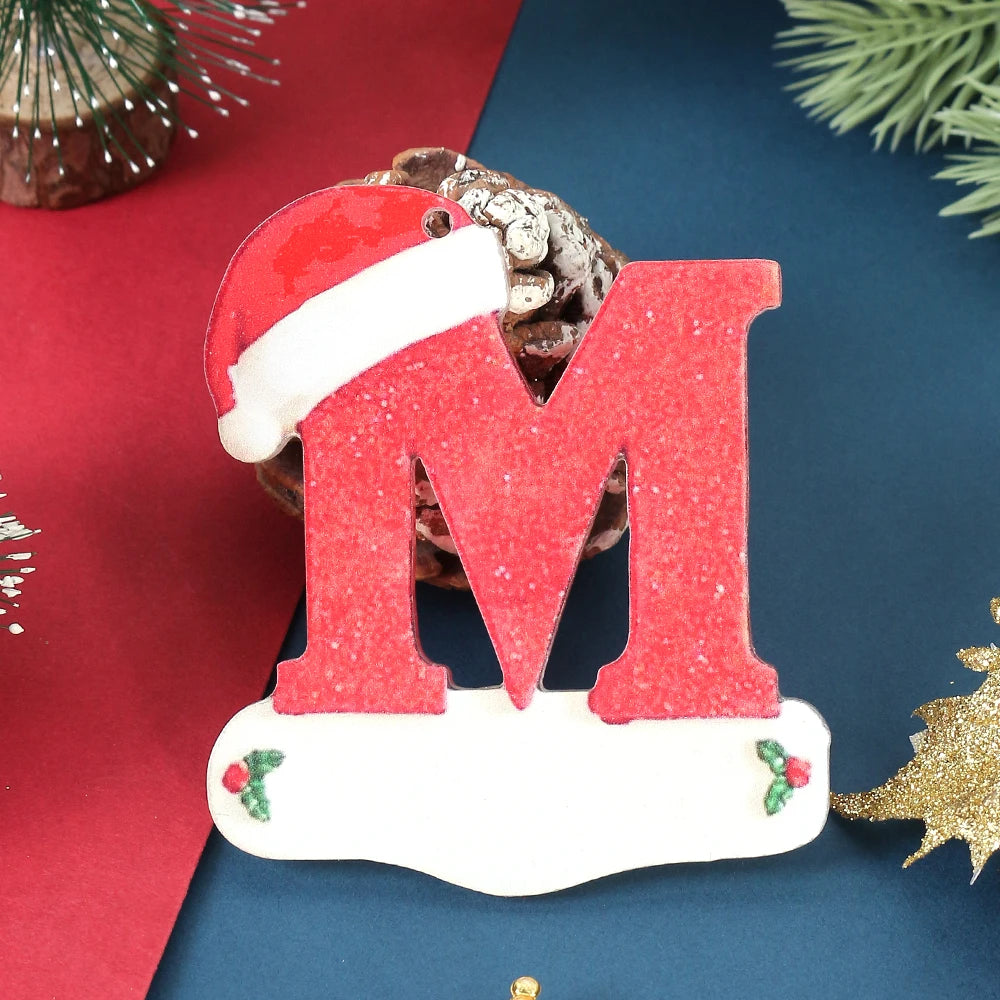 3D Alphabet Christmas Ornaments – DIY Letter Pendants Christmas Ornaments Babs M 1Pcs
