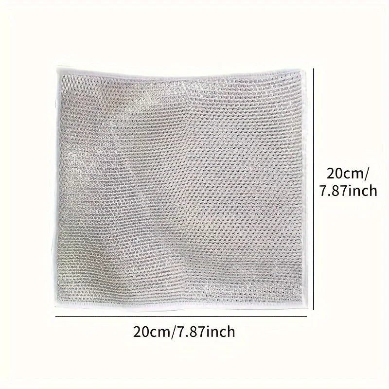 20pcs Stainless Steel Mesh Scrubber Pads – Kitchen Cleaning Kitchen Scrubber Pads Babs