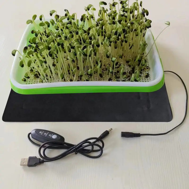 USB Plant Heating Mat – PVC Warming Pad for Seedlings & Reptiles Plant Heating Mat Babs