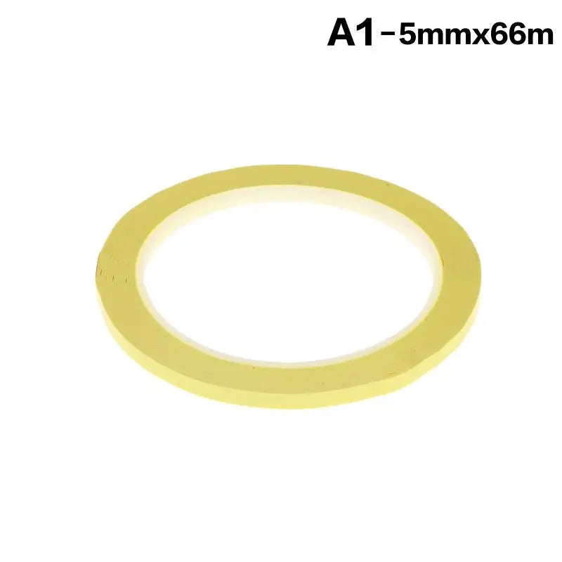 Residue-Free Positioning Marking Tape 5/8mm x 66M – PET Positioning Marking Tape Babs 5mm Light yellow