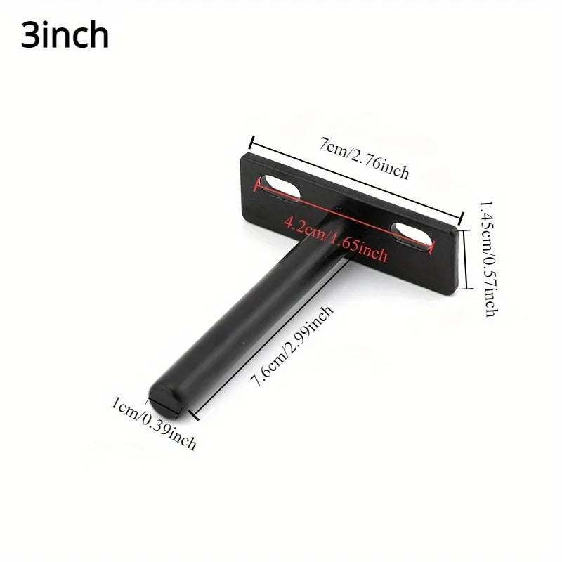 2PCS Hidden Floating Wall Shelf Brackets – Heavy Duty Metal Shelf Support Brackets Babs