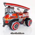 Fire Truck Inflatable Foil Balloons – 3 Styles Party Décor Party Balloons Babs ROSE RED As pictures show