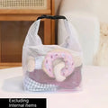 Clear Large Travel Toiletry Bag – Waterproof PVC Cosmetics Pouch Travel Toiletry Bag Babs White S