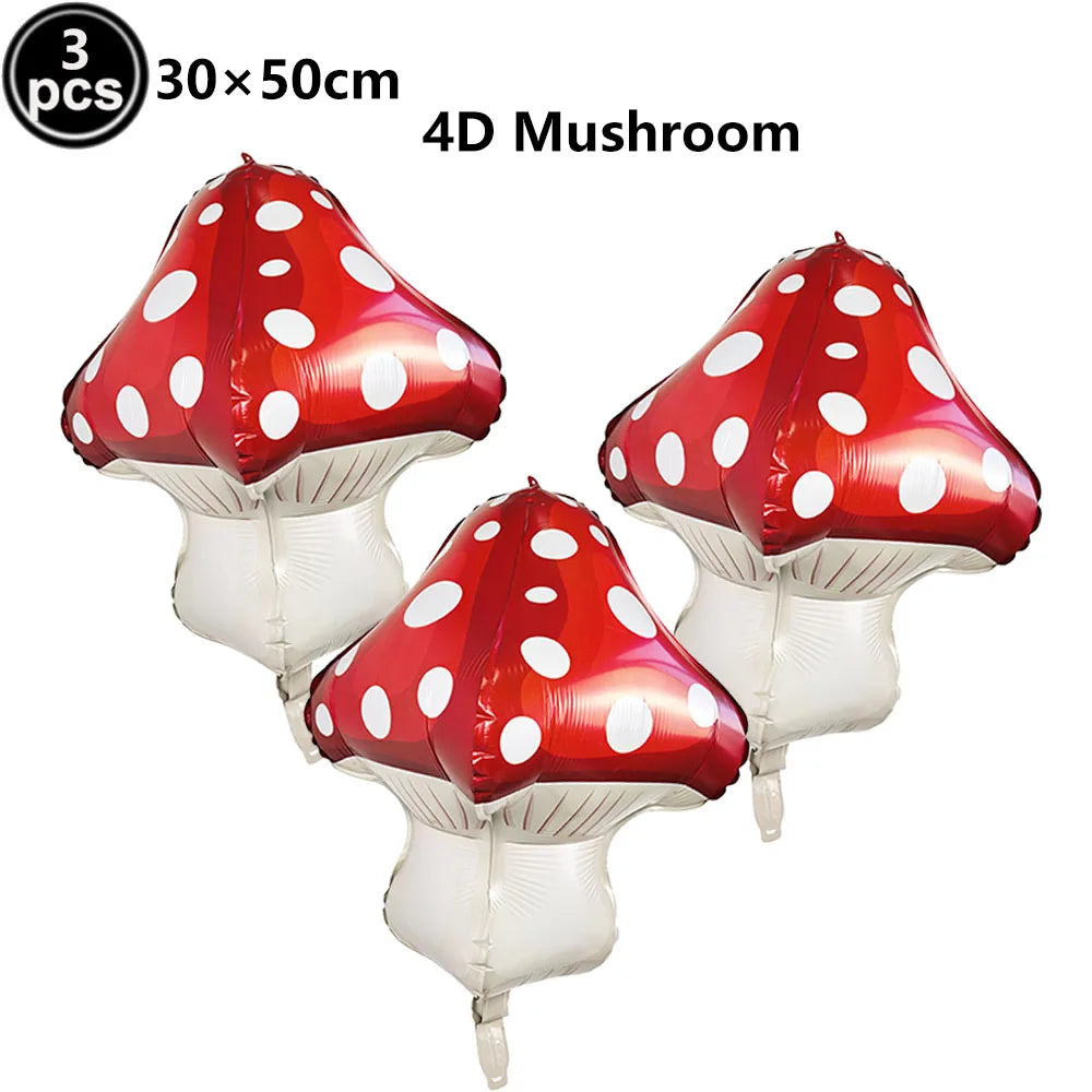 Fairy Mushroom Butterfly Rabbit Foil Balloon Set – Party Decor Party Balloon Set Babs DEEP BLUE As pictures show