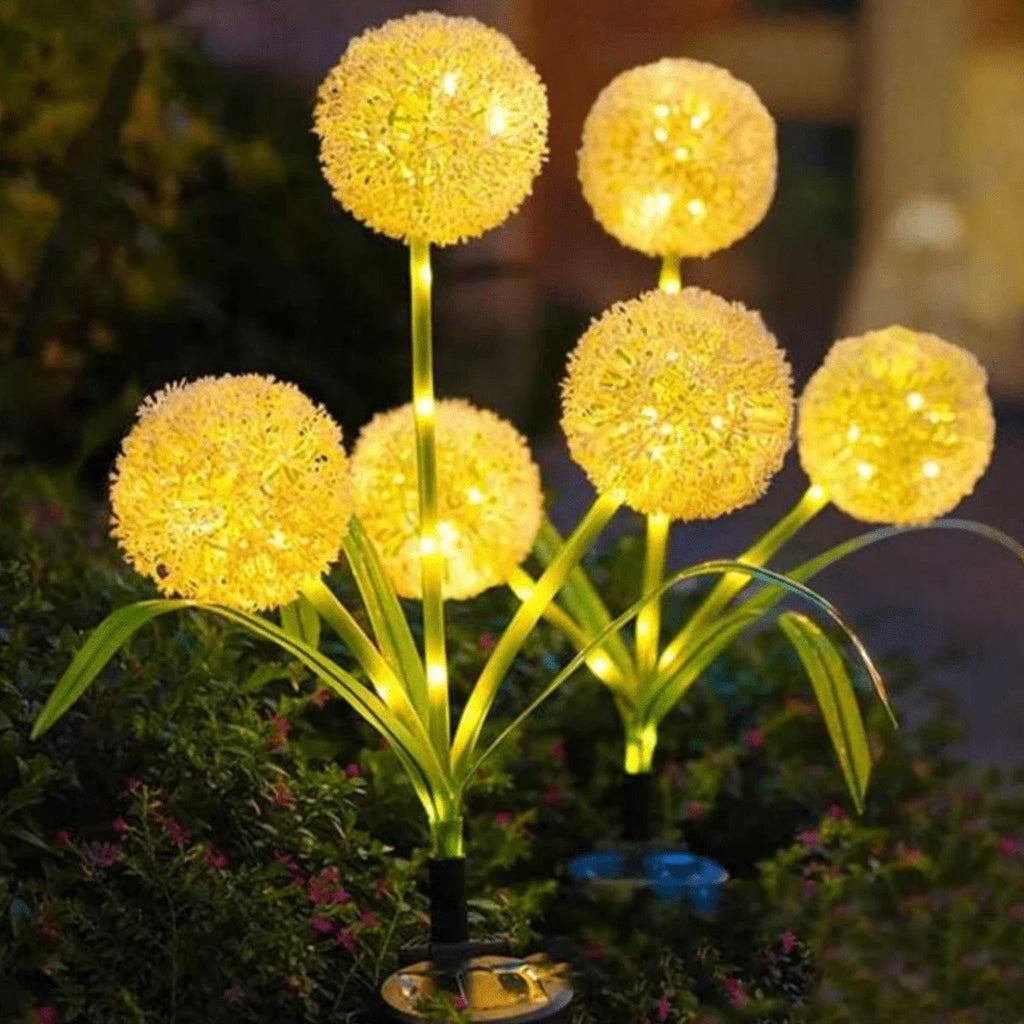 Solar 3-Head Onion Garden Light – Pathway & Patio Decor Solar Garden Light Babs