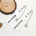 2pcs Engraved Heart Stainless Steel Bookmarks – Romantic Gift Engraved Bookmark Set Babs 2pcs