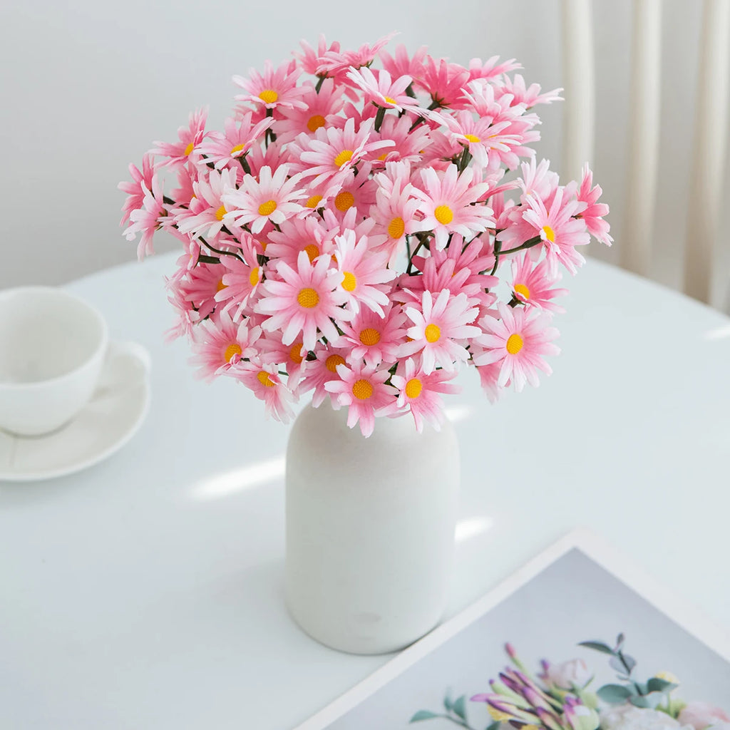 Artificial Silk Chrysanthemum Bouquet – Wedding & Home Decor Artificial Silk Flowers Babs