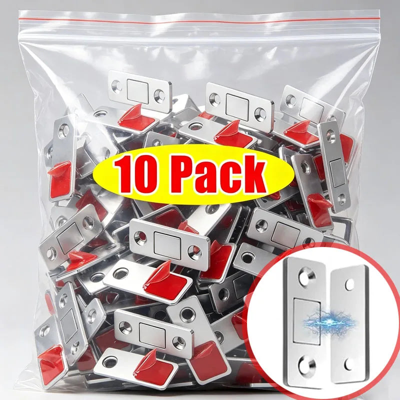 Ultra-Thin Cabinet Magnetic Catch – Adhesive Door & Drawer Magnet Cabinet Magnetic Catch Babs