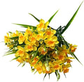 Silk Narcissus Artificial Flowers – Wedding & Home Décor Artificial Silk Flowers Babs Orange 1 pc