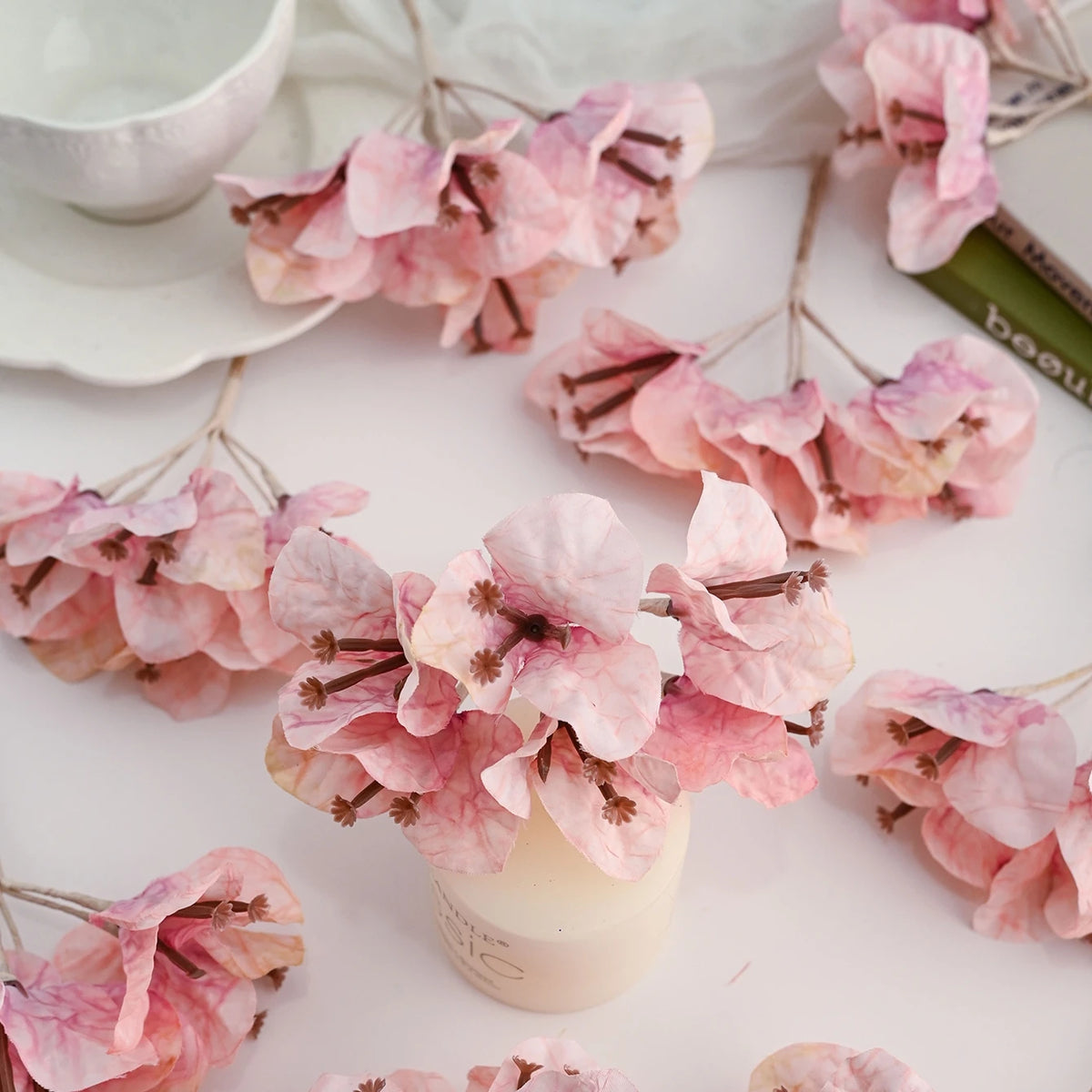 Artificial Bougainvillea Mini Bouquets – Wedding & Home Decor Artificial Flower Bouquet Babs