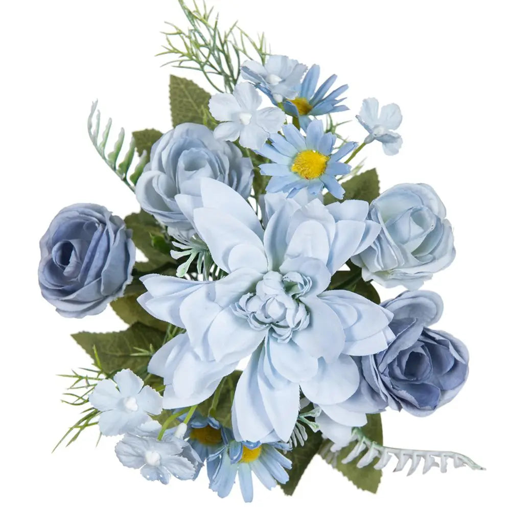 Silk Dahlia Rose Artificial Flowers – Wedding & Home Décor Artificial Silk Flowers Babs 4 1pieces
