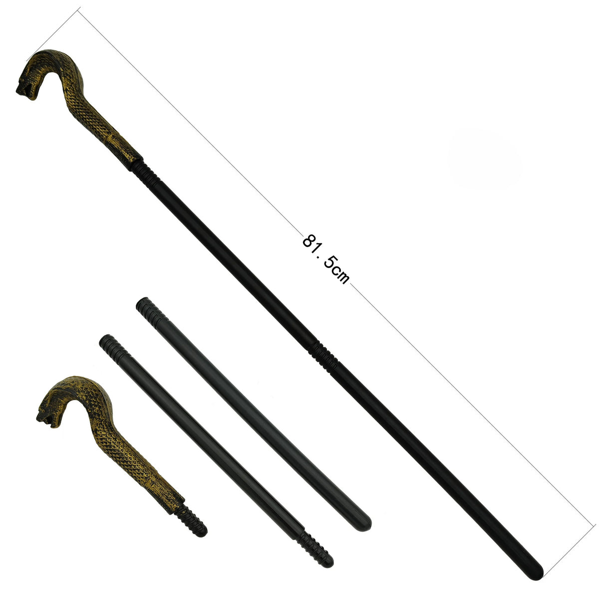 Halloween King Scepter Cosplay Props – Snake, Claw & Ball Costume Scepter Prop Babs