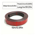 Flexible Self-Adhesive Magnetic Tape Roll – Cut-to-Size DIY Strip Magnetic Tape Roll Babs black
