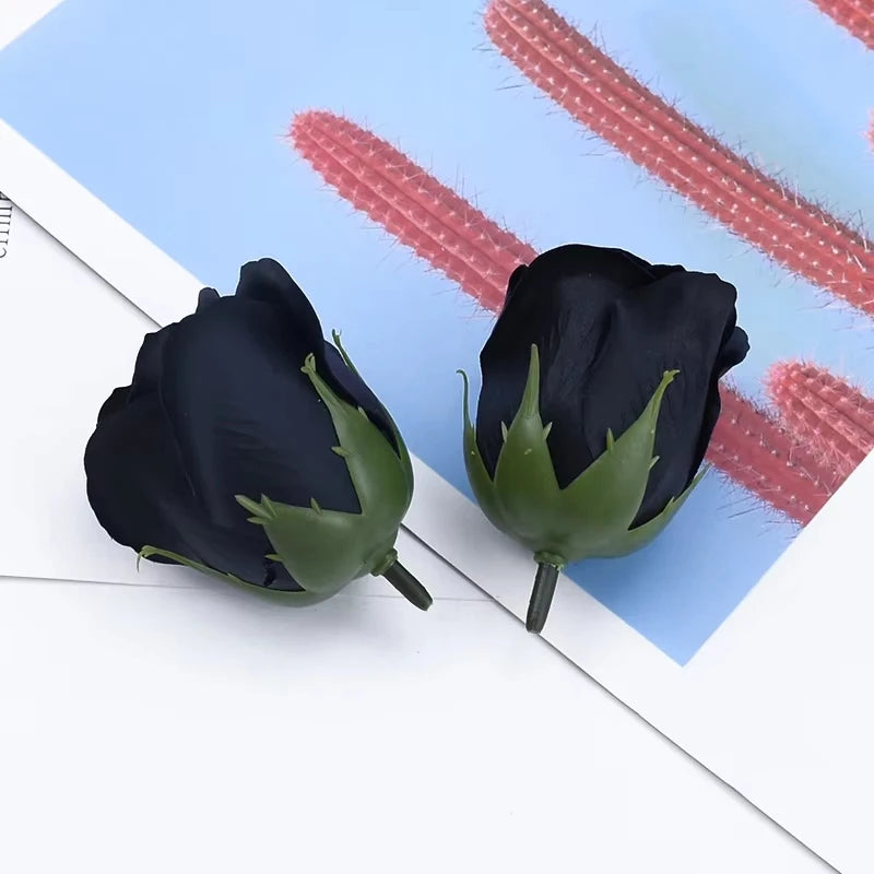 Soap Flower Rose Heads – Artificial Bouquet for Wedding & Décor Artificial Soap Flowers Babs color 11 5 pcs