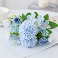 Artificial Silk Rose & Chrysanthemum Flowers for Home & Weddings Artificial Silk Flowers Babs COLOR 5 1pc