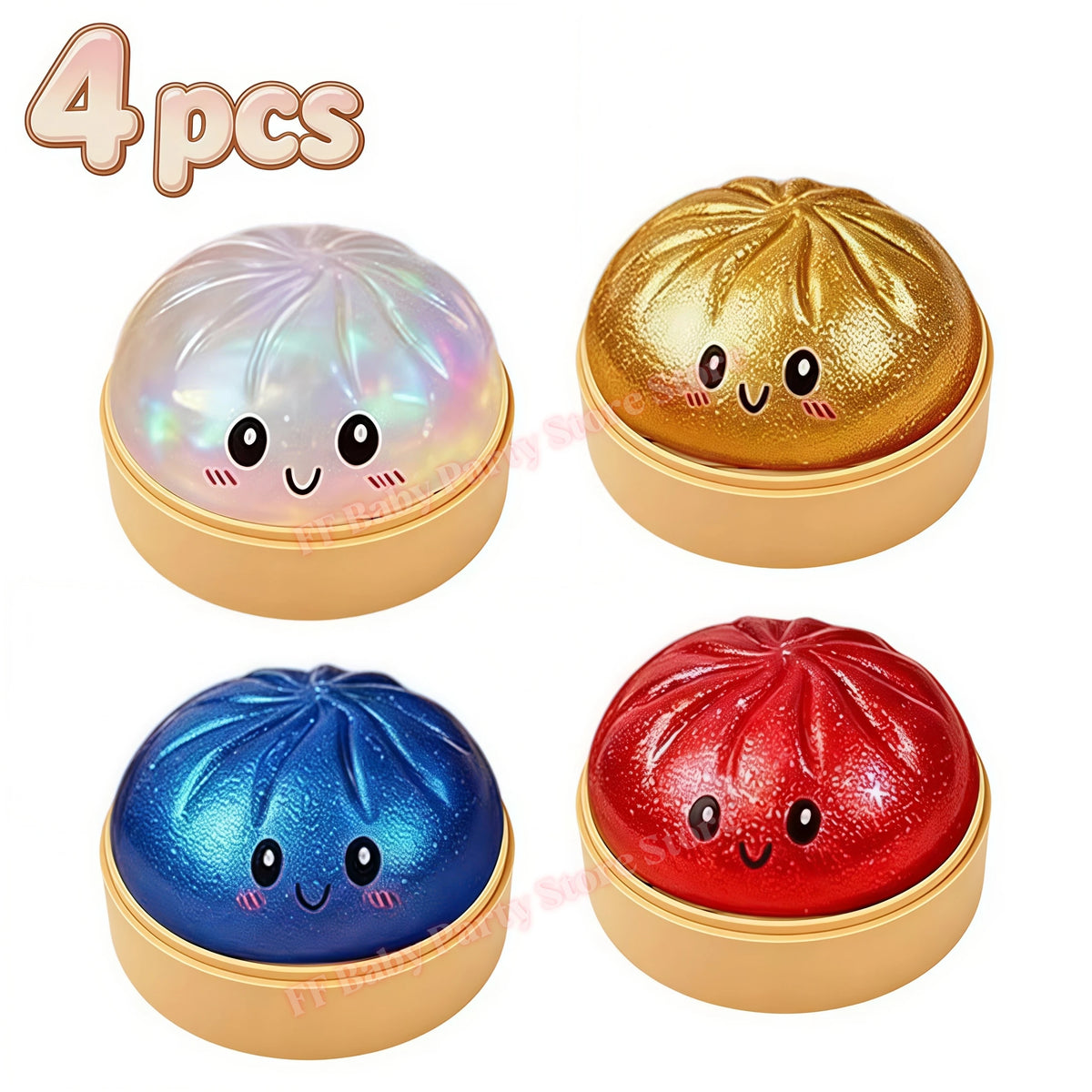 24-Day Dumpling Squishy Advent Calendar Blind Box Xmas Gift