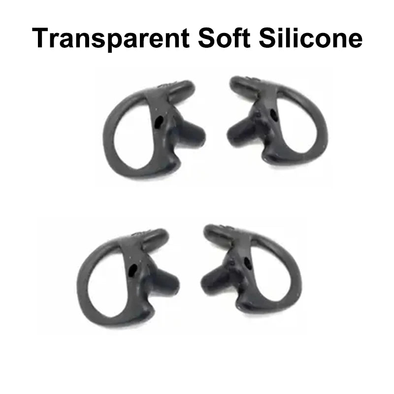 Soft Silicone In-Ear Radio Molds – Acoustic Coil Tube Replacement Radio Earpiece Replacement Babs