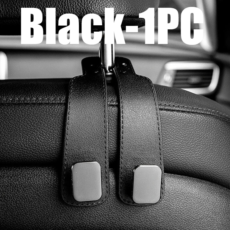 Car Seat Back Hook – Headrest Bag Hanger & Organizer Car Seat Organizer Babs Black-1PC