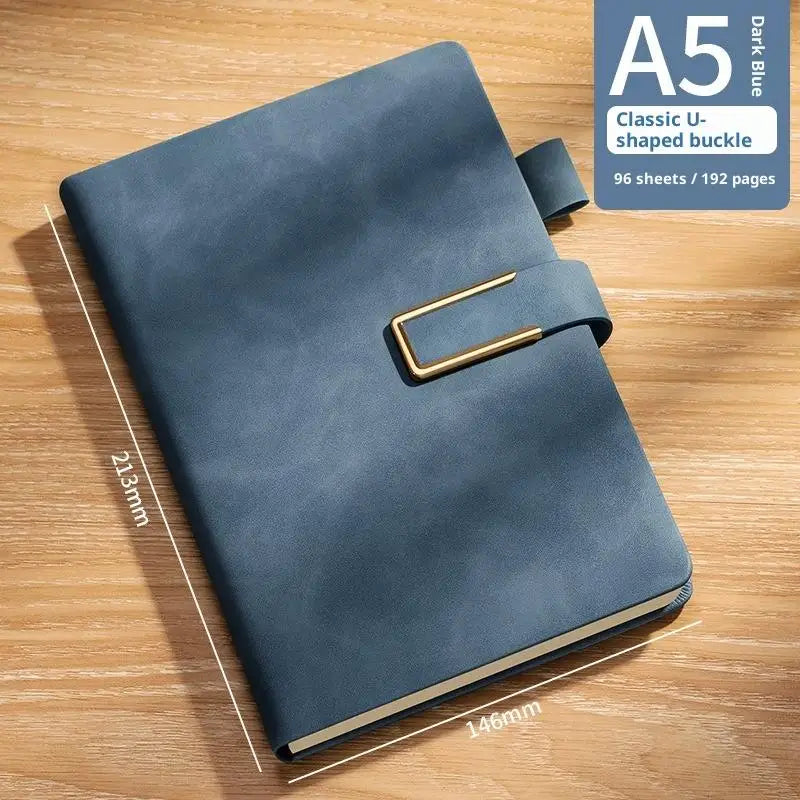 Vintage A5 Soft Leather Notebook – Business & College Journal Leather Notebook Babs A23