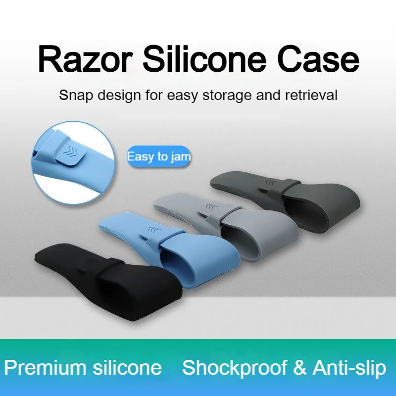 Silicone Razor Travel Case – Waterproof Portable Shaver Cover Razor Travel Case Babs