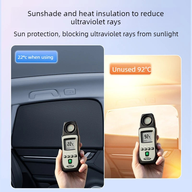 Magnetic Car Window Sunshade – UV & Heat Blocking Curtain Car Window Sunshade Babs