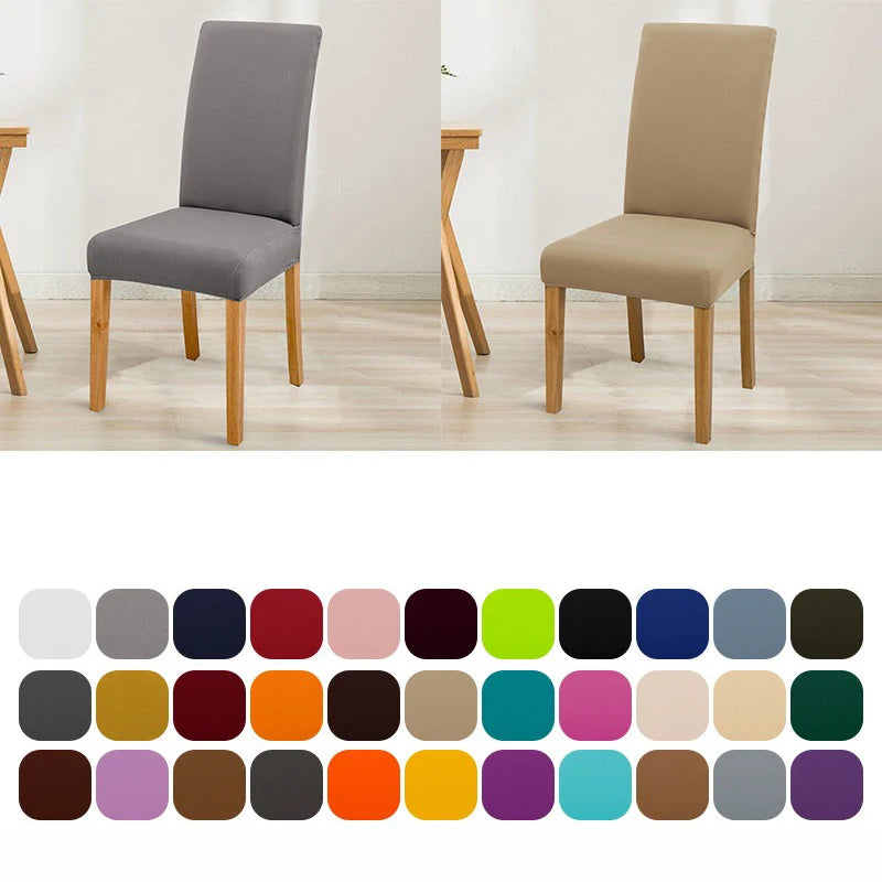 Elastic Stretch Chair Cover – Dining, Banquet & Office Slipcover Chair Cover Slipcover Babs