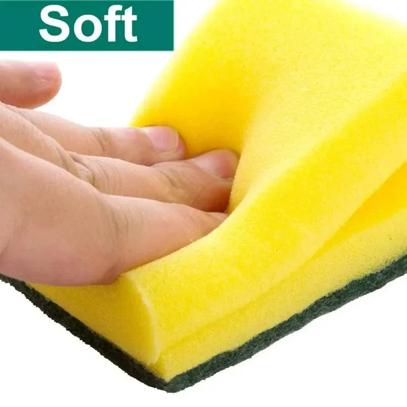 Double-Sided Sponge Scrubber Set – Kitchen Scouring Pads Kitchen Sponge Scrubber Babs