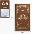 2027 A6 Daily Planner Diary – 365-Day Time Management Notebook Daily Planner Diary Babs A6