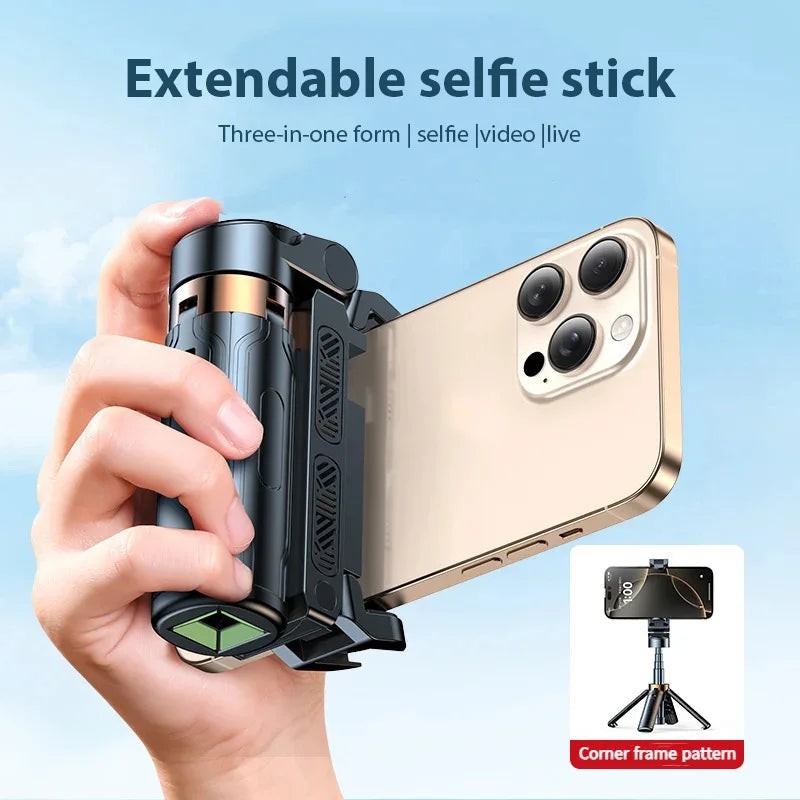 Mini Selfie Stick with Bluetooth Remote & Universal Phone Mount Selfie Stick Babs