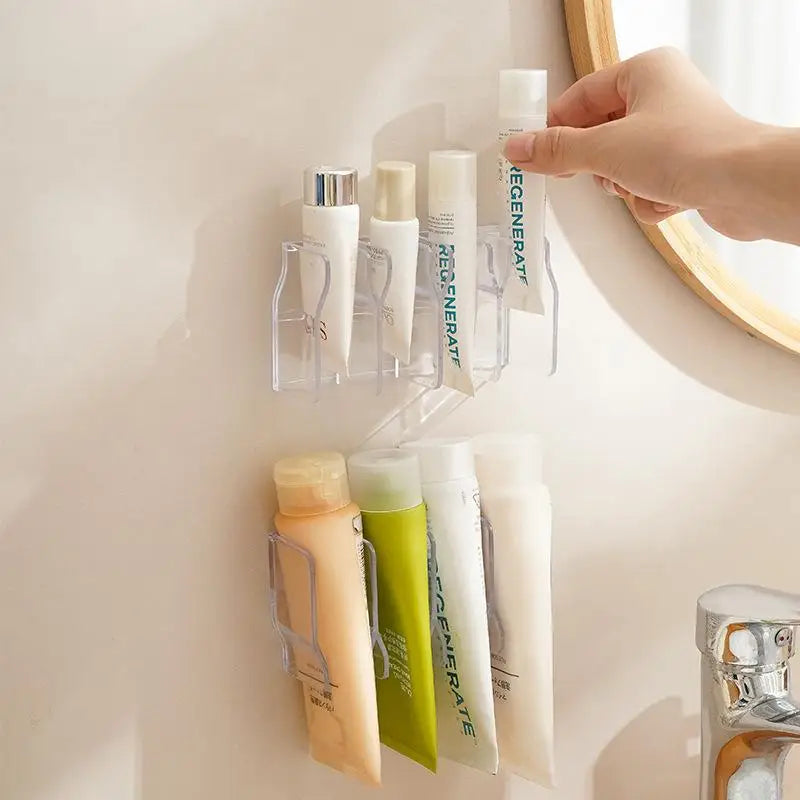 Wall Mounted Bathroom Storage Rack & Drain Holder – 2 Pack Bathroom Storage Rack Babs