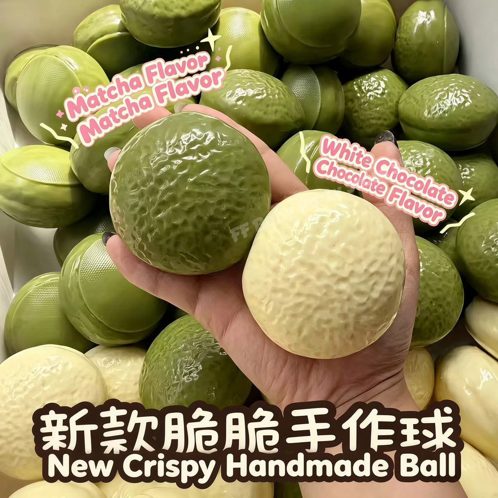 Chocolate Pie Squishy Fidget Ball – ASMR Crunchy Squeeze Toy Fidget Squeeze Toy Babs
