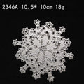 Christmas Snowflake Metal Cutting Dies – Round Stencil Mold Craft Cutting Die Babs 1