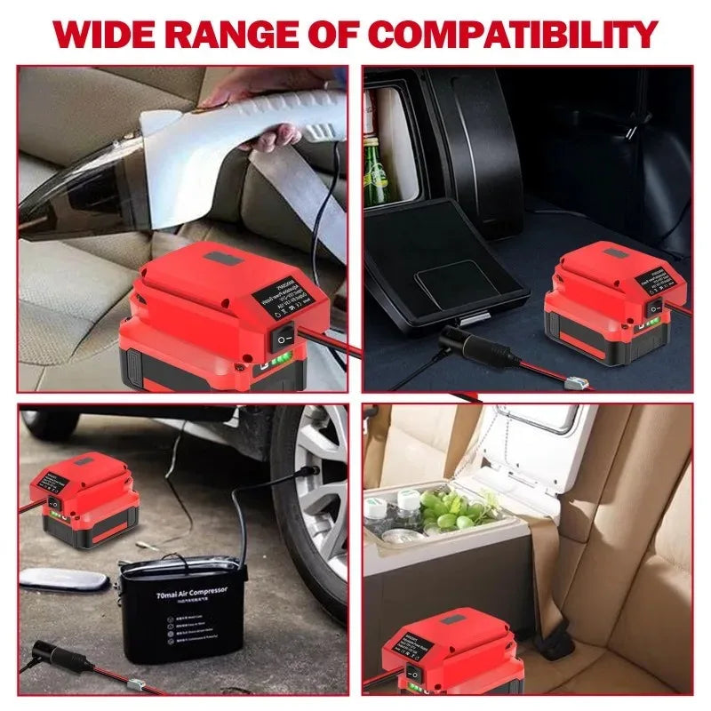 18V–20V to 12V Step-Down Converter | Makita Milwaukee Bosch Voltage Step-Down Converter Babs