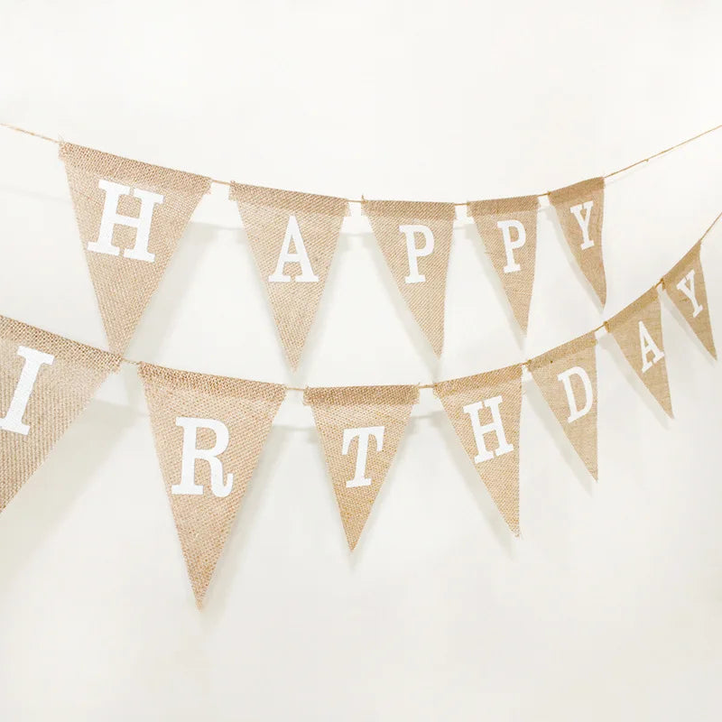 Happy Birthday Hanging Flag – DIY Party Room Decoration Birthday Party Decoration Babs Happy