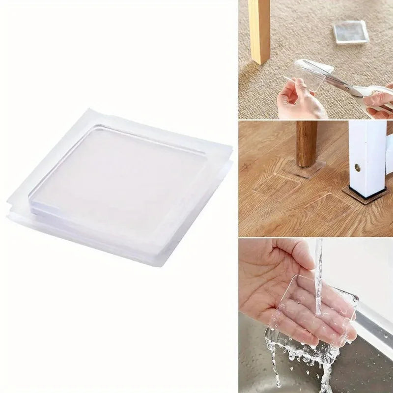 Clear Silicone Furniture Pads – Anti-Skid & Shock-Absorbing Silicone Furniture Pads Babs