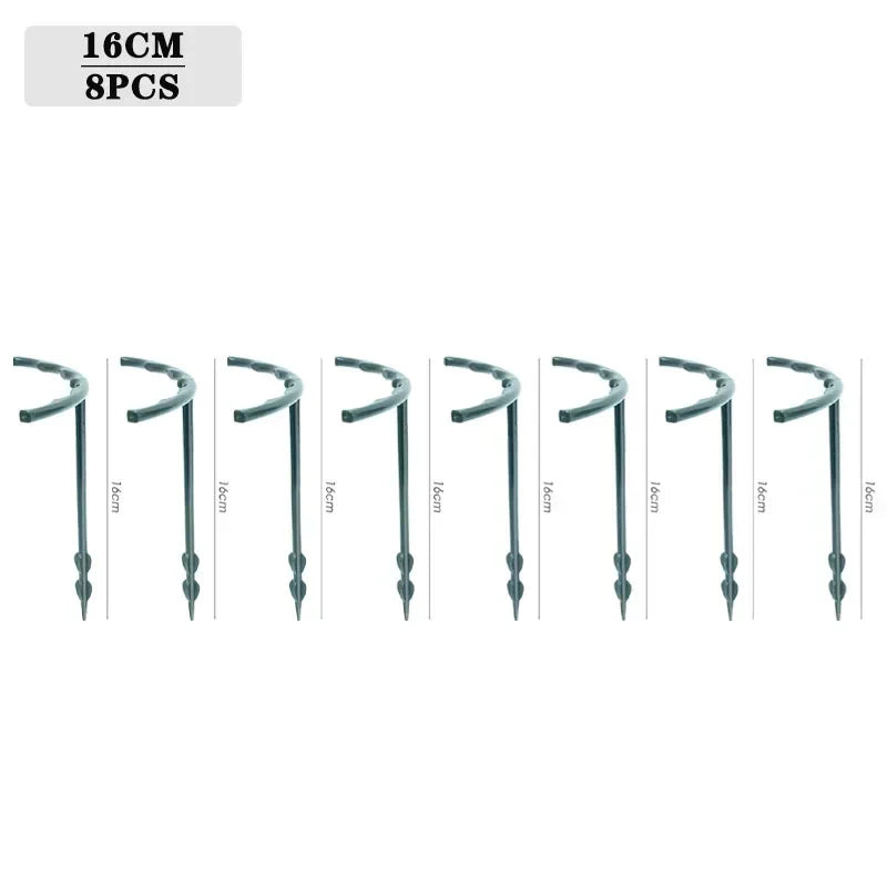 Semicircle Plant Support Stakes 4–32PCS | Vine Climbing Bracket Plant Support Stakes Babs 16CM-8PCS