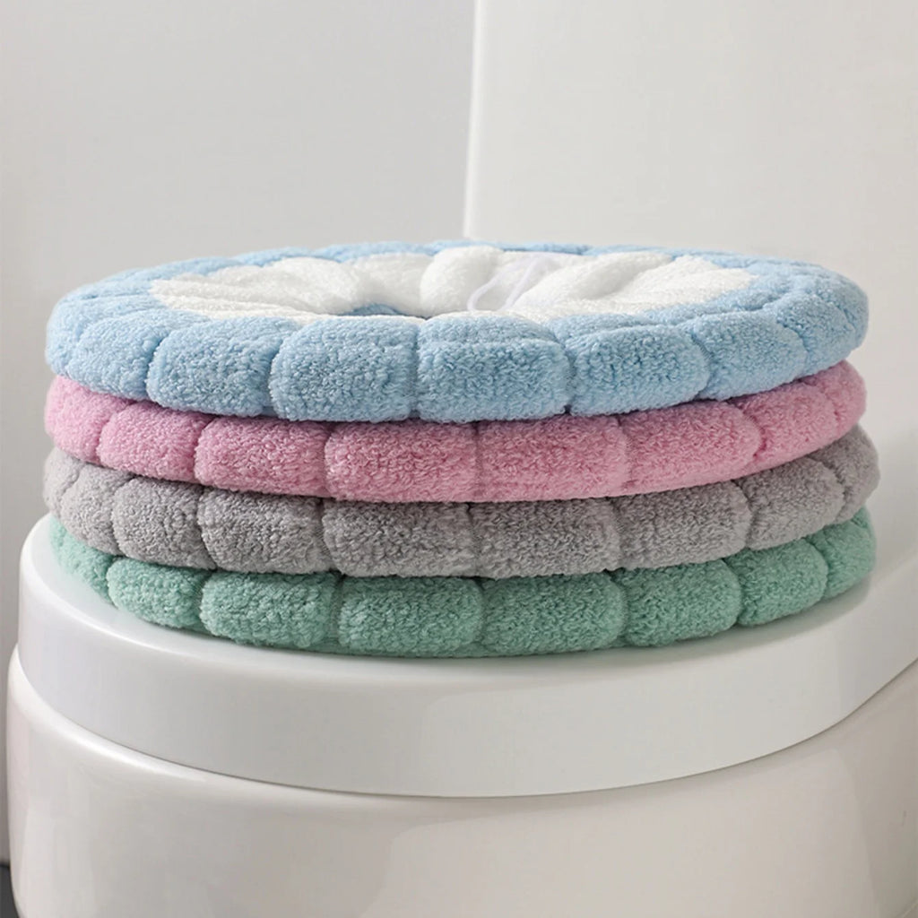 Stretchable Washable Toilet Seat Cushion Cover with Handle Toilet Seat Cover Babs