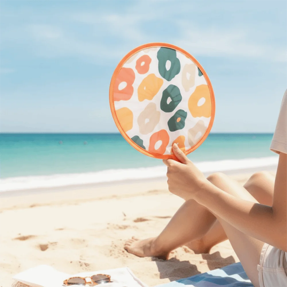 Japanese Folding Hand Fan – Portable Colorful Collapsible Fan Folding Hand Fan Babs