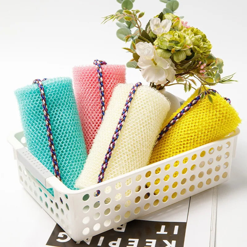 African Net Bath Sponge – Exfoliating Shower Puff for Back Exfoliating Bath Sponge Babs