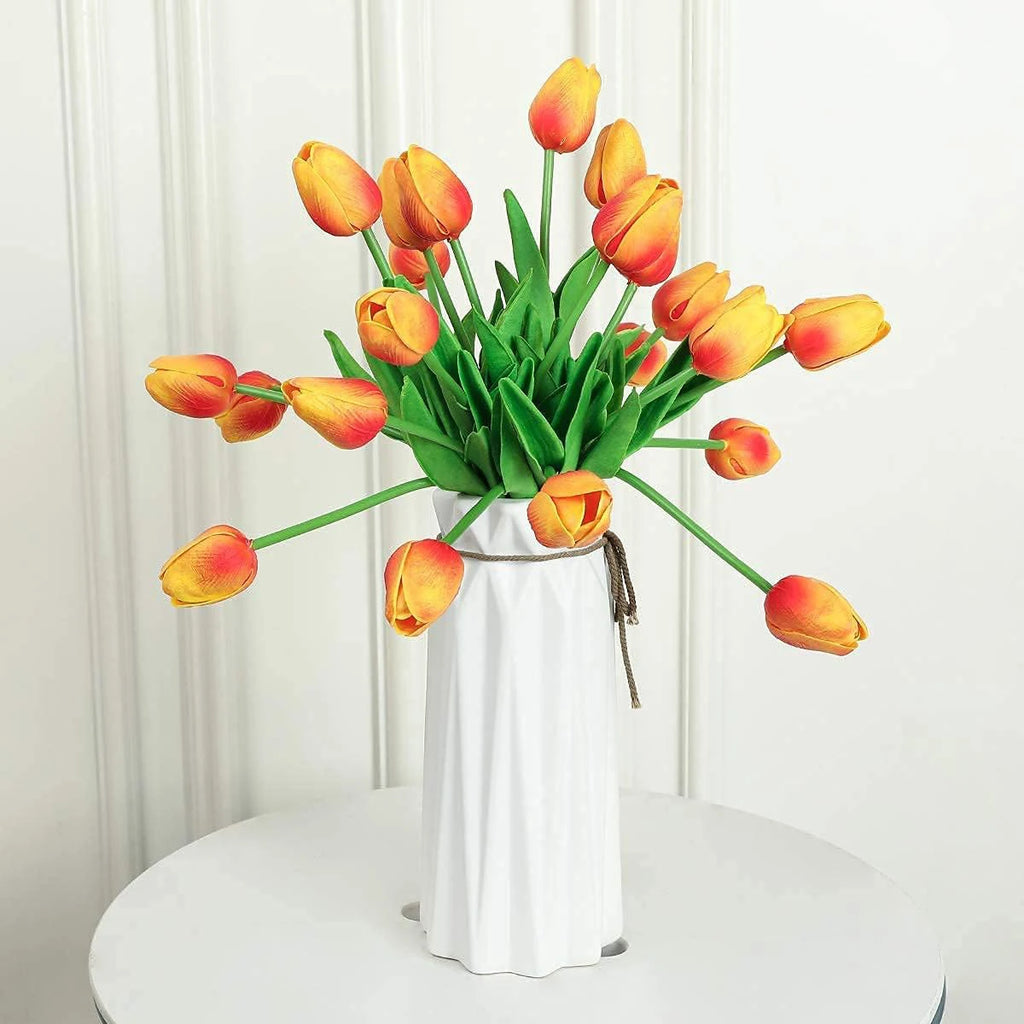 Artificial Tulip Bouquet – Realistic Latex Flowers for Home & Wedding Artificial Flower Bouquet Babs