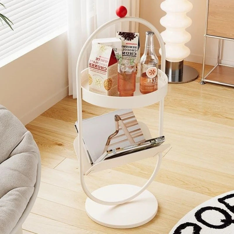 Nordic Metal Coffee Table with Storage | Modern Side Table Coffee Side Table Babs