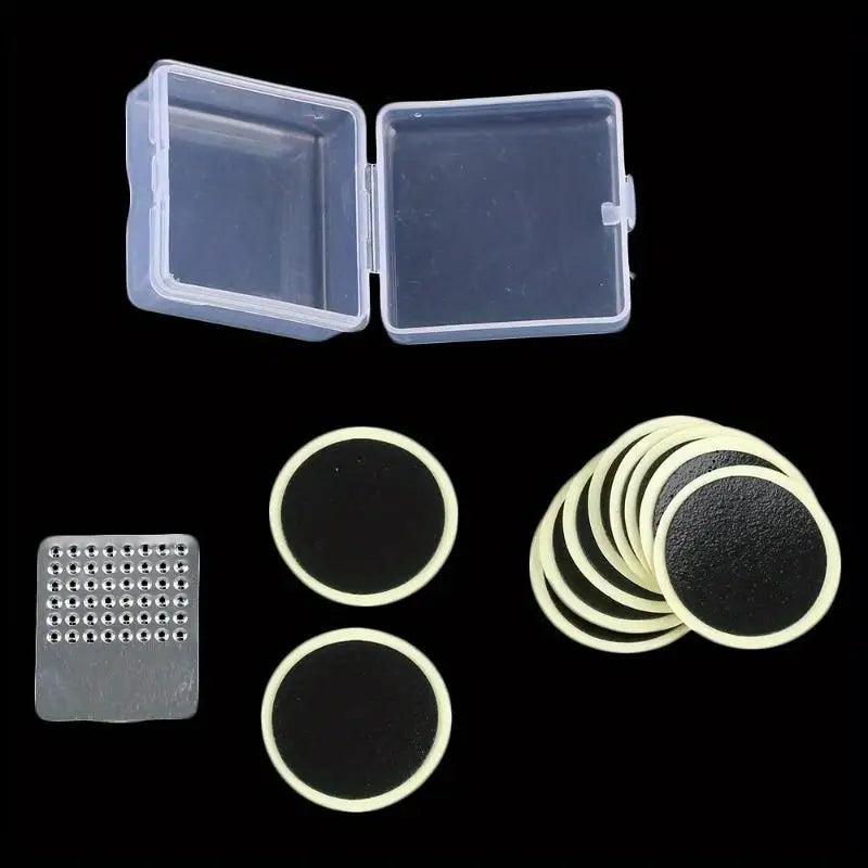 10-Pack No-Glue Bike Tire Patch Kit – Mountain & Road Bike Tire Patch Kit Babs